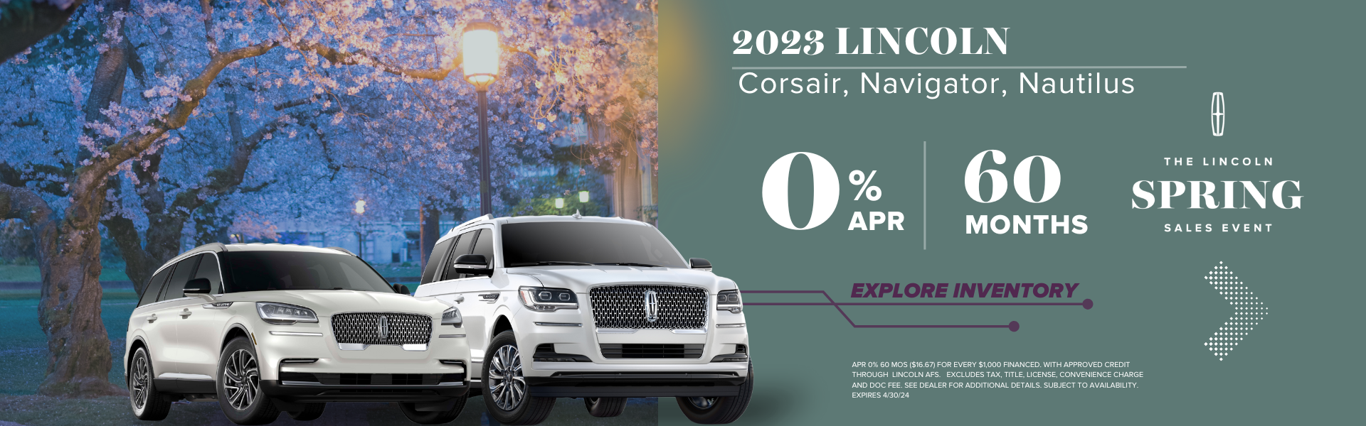 The Lincoln Spring Sales Event